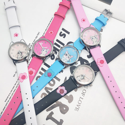 Reloj Infantil Gato Adorable con Diseño Cartoon - Image 12