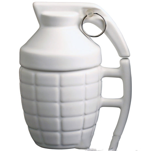 Taza de Cerámica Estilo Granada con Tapa - Diseño Militar Único - Image 6