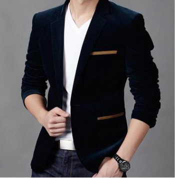 Blazer Slim Fit Estilo Británico Casual - Image 6