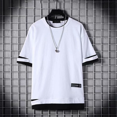 Playera Holgada Hip-Hop de Manga Corta para Hombre - Image 5