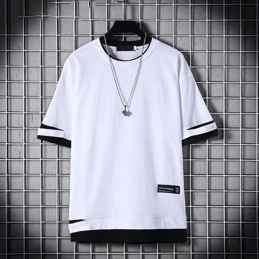 Playera Holgada Hip-Hop de Manga Corta para Hombre - Image 5