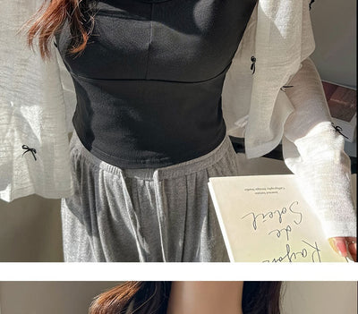 Camiseta Tirantes Rayada con Sostén Acolchado - Lencería Sexy y Cómoda - Image 22