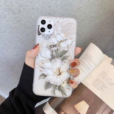 Funda de Silicona con Diseño Floral