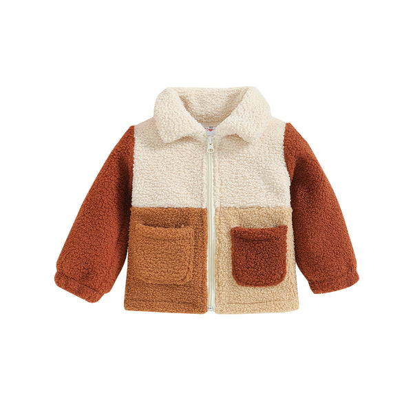 Chaqueta Polar Infantil con Cierre de Cremallera - Diseño Adorable
