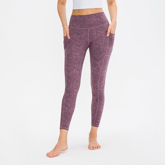Pantalones Deportivos Ajustados Cintura Alta Levanta Glúteos Secado Rápido - Image 17