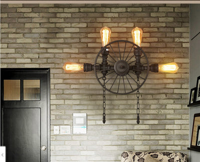 Lámpara de Pared Tubería Retro Estilo Industrial para Comedor - Image 7