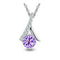 Collar Colgante de Circonia Dulce en Cobre