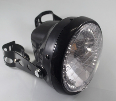 Faro de Moto con Direccionales Integradas para Cafe Racer y Custom - Image 3