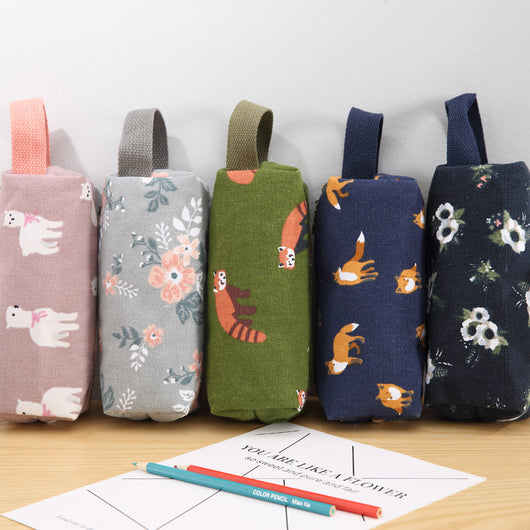 Estuche Portátil de Lona para Lápices y Accesorios - Image 3