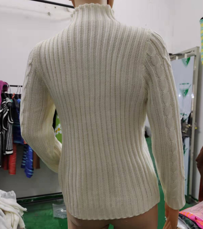 Suéter Ajustado de Cuello Alto para Mujer - Diseño Elegante y Versátil - Image 14