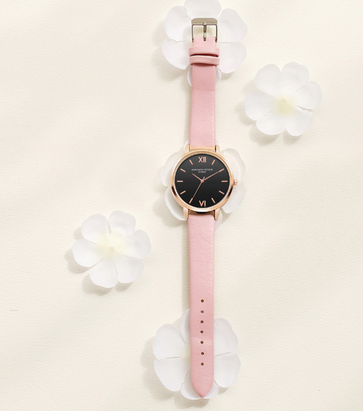 Reloj de Moda para Mujer con Correa de Cuero PU y Detalles Dorado Rosado - Image 16