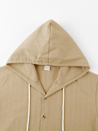 Cardigan Slim Fit con Capucha para Hombre - Casual y Versátil - Image 23