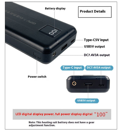 Batería Portátil con Tecnología de Calefacción para Ropa - Image 26