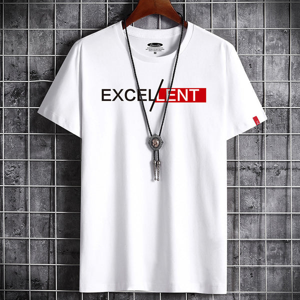 Camiseta de Algodón para Hombre - Básico Versátil de Manga Corta