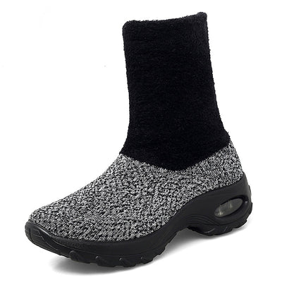 Botas de Nieve Altas en Terciopelo - Cálidas y Ligeras