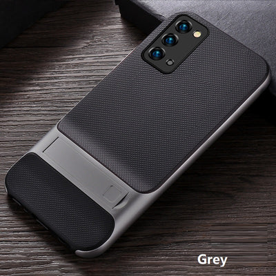 Funda Protectora para Celular con Marco Metálico y Diseño Escocés Antigolpes - Image 2