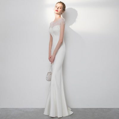 Vestido de Fiesta con Cola de Pez y Borlas Elegante - Image 9