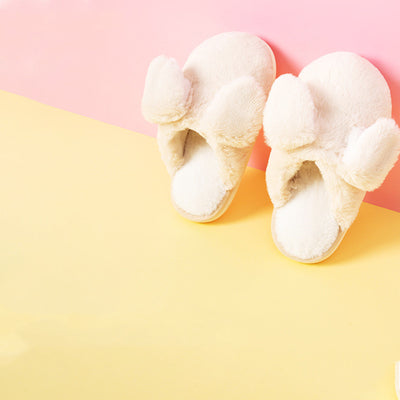Pantuflas de Conejo Peluche para Mujer