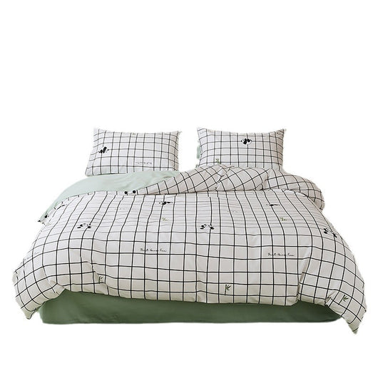 Juego de Cama 4 Piezas 100% Algodón con Estampado - Image 5