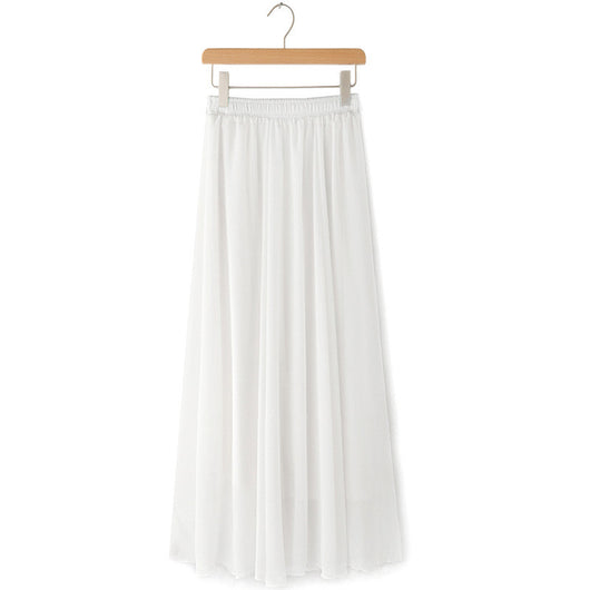 Falda Playera de Gasa Midi para Mujer - Image 17