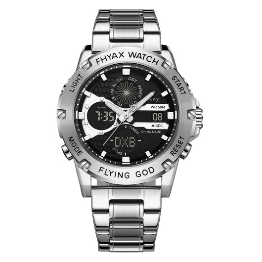 Reloj Empresarial Doble Pantalla Luminoso Resistente al Agua - Image 5