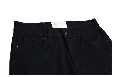 Jeans Slim Fit Elásticos con Parches de Costura PU - Image 15