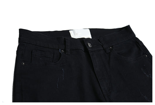 Jeans Slim Fit Elásticos con Parches de Costura PU - Image 15