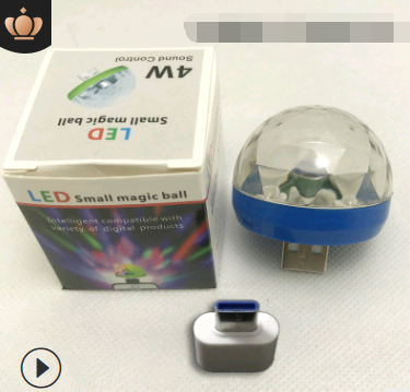 Luz de Escena Mágica RGB con Control por Voz y USB - Image 11