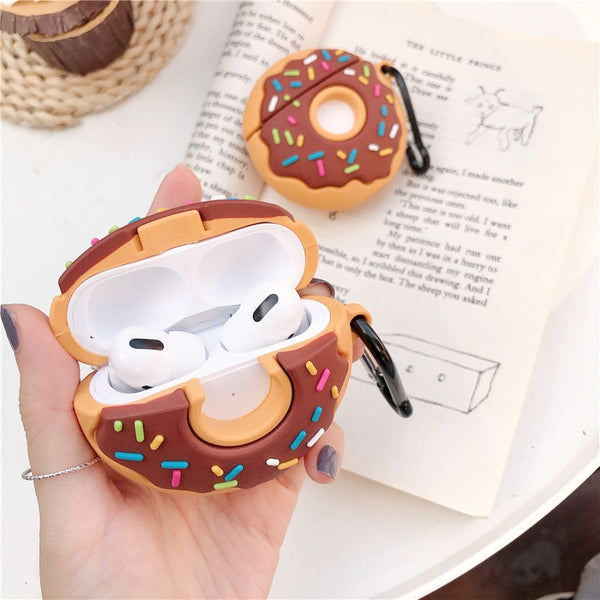 Funda Silicona Donuts para AirPods Pro Compatible con Apple