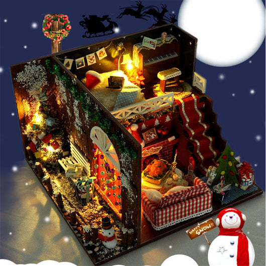Casitas de Navidad DIY con Iluminación LED - Decoraciones Navideñas de Madera - Image 4