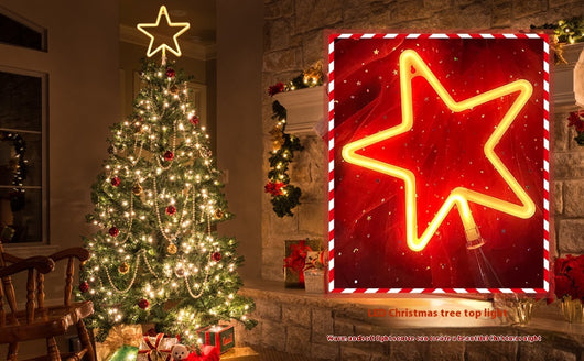 Luz Estrella 3D Luminosa para Árbol de Navidad - Image 10