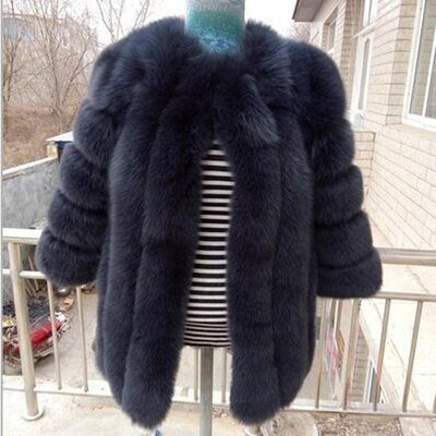 Abrigo de Piel Sintética Rusa para Mujer - Conjunto Completo Invierno - Image 9