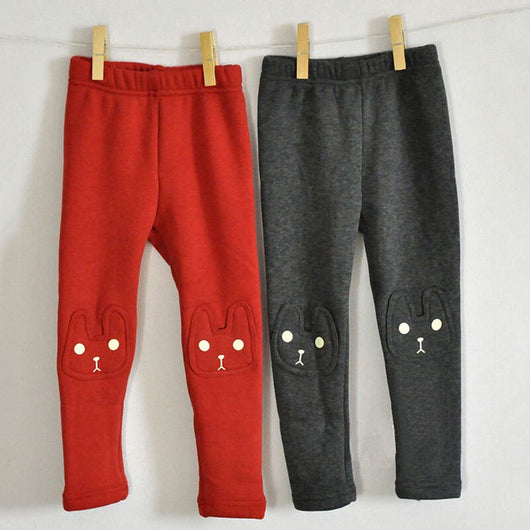 Leggings de Terciopelo Elásticos con Bordado - Image 2