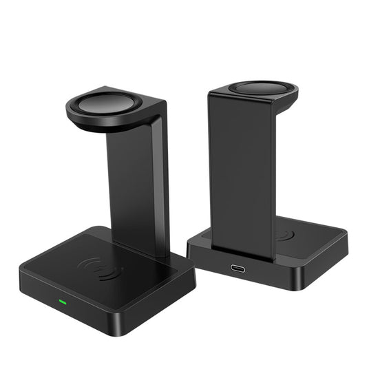 Cargador Inalámbrico Dual 2 en 1 Estándar QI