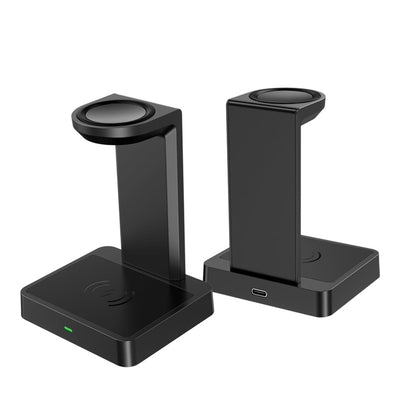 Cargador Inalámbrico Dual 2 en 1 Estándar QI