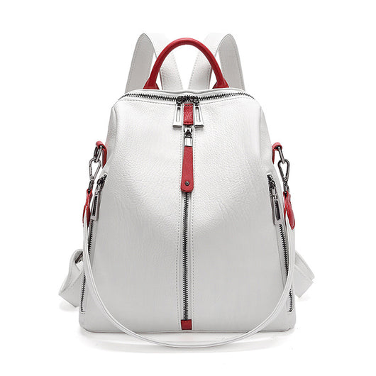 Mochila de Cuero Suave Antirrobo con Estilo Aventurero - Image 9