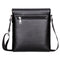 Bolsa Transversal Masculina de Couro Genuíno