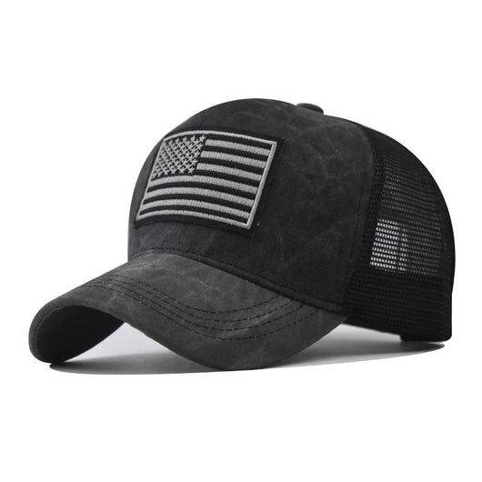 Gorra Hombre Lavada Desgastada Transpirable con Bordado - Image 3