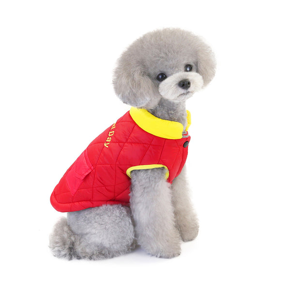 Chaleco Doble Bolsa de Algodón para Mascotas