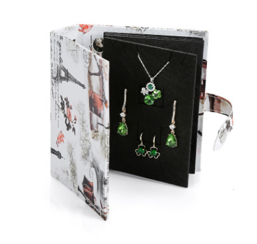 Organizador de Joyas de Cuero Premium - Caja Álbum para Aretes y Accesorios - Image 2