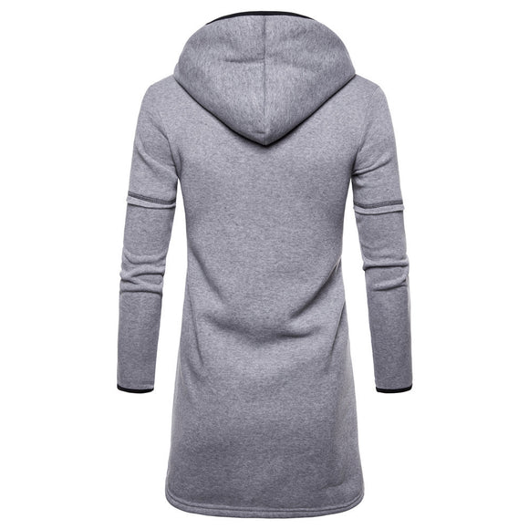 Cardigan con Capucha y Bolsillos