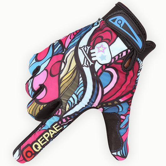 Guantes de Ciclismo QEPAE Acolchados y Transpirables