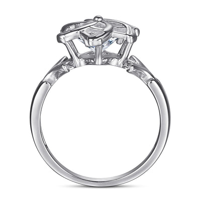 Anillo de Diamante Simulado Personalizado - Estilo Europeo y Americano - Image 10