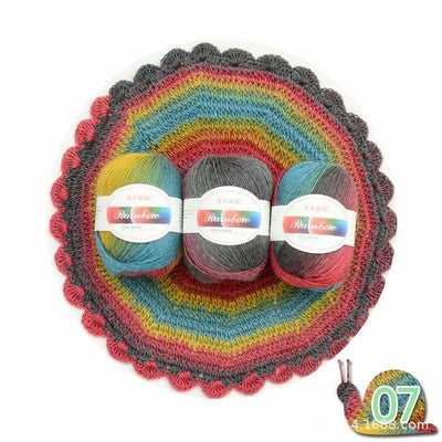Ovillo Arcoíris Multicolor para Tejer - Image 37