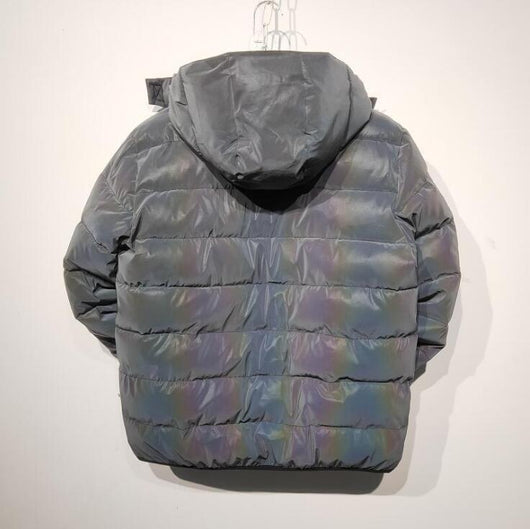 Chaqueta Invernal con Efecto Arcoíris Reflectante - Image 3