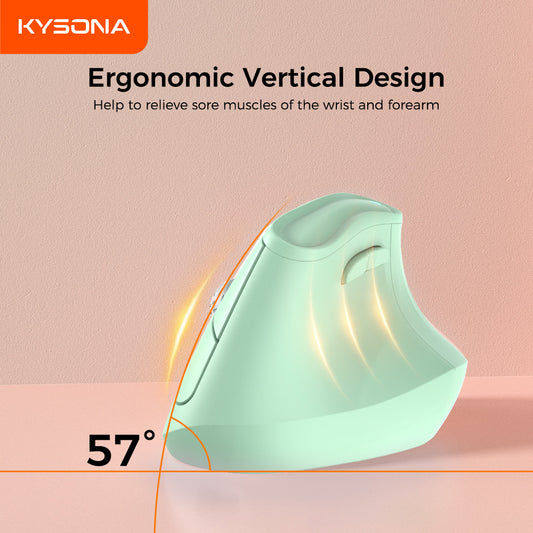 Ratón Inalámbrico Ergonómico Vertical Premium
