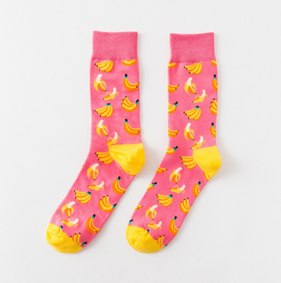 Calcetines Divertidos de Frutas Plátano para Hombre y Mujer - Image 10