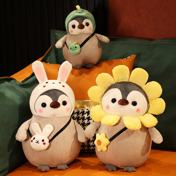 Peluche Pingüino Grande y Pequeño - Juguete Marino Interactivo