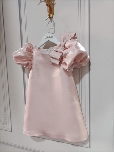 Vestido Infantil con Mangas Abullonadas - Diseño Moderno y Personalidad - Image 4