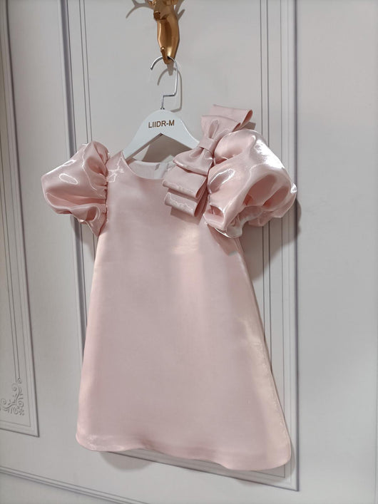 Vestido Infantil con Mangas Abullonadas - Diseño Moderno y Personalidad - Image 4